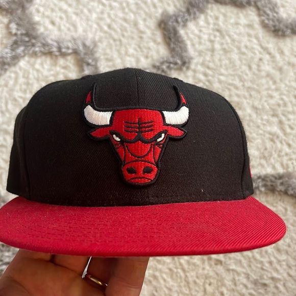 Chicago Bulls new era fitted hat 7 1/4 - Picture 1 of 7